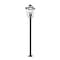 Z-Lite Talbot 4 Light Outdoor Post Mounted Fixture, Black & Clear Beveled 579PHXLXS-536P-BK - alternate 8